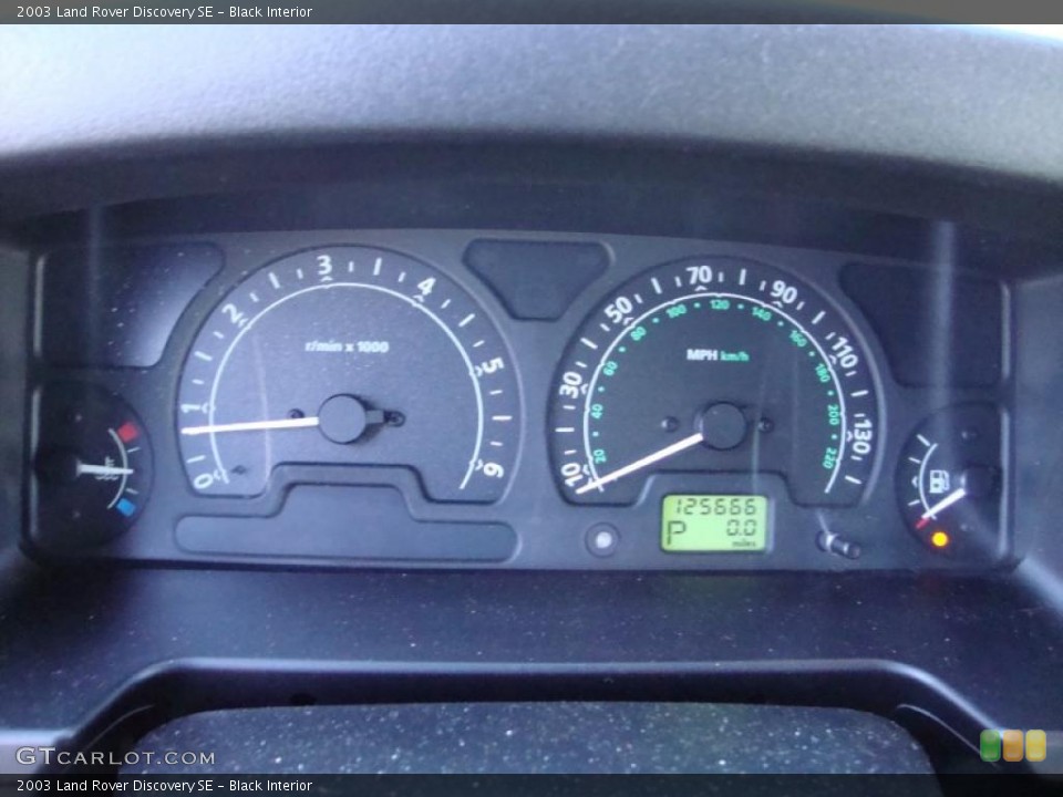 Black Interior Gauges for the 2003 Land Rover Discovery SE #42339576