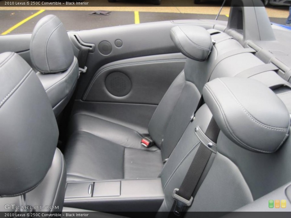 Black Interior Photo for the 2010 Lexus IS 250C Convertible #42340920
