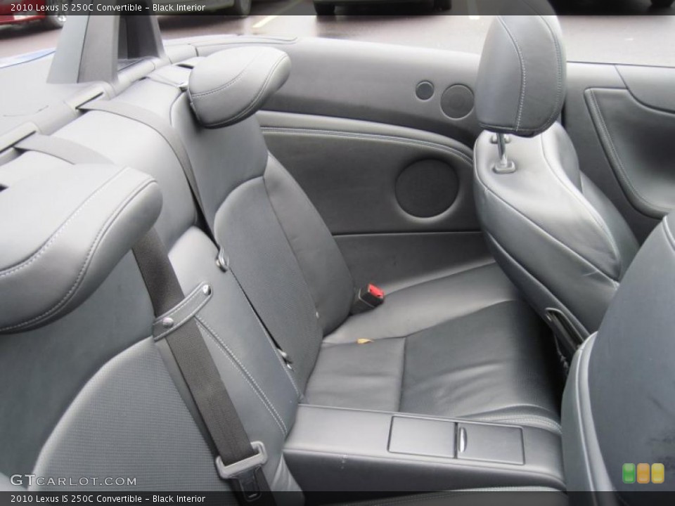 Black Interior Photo for the 2010 Lexus IS 250C Convertible #42340936