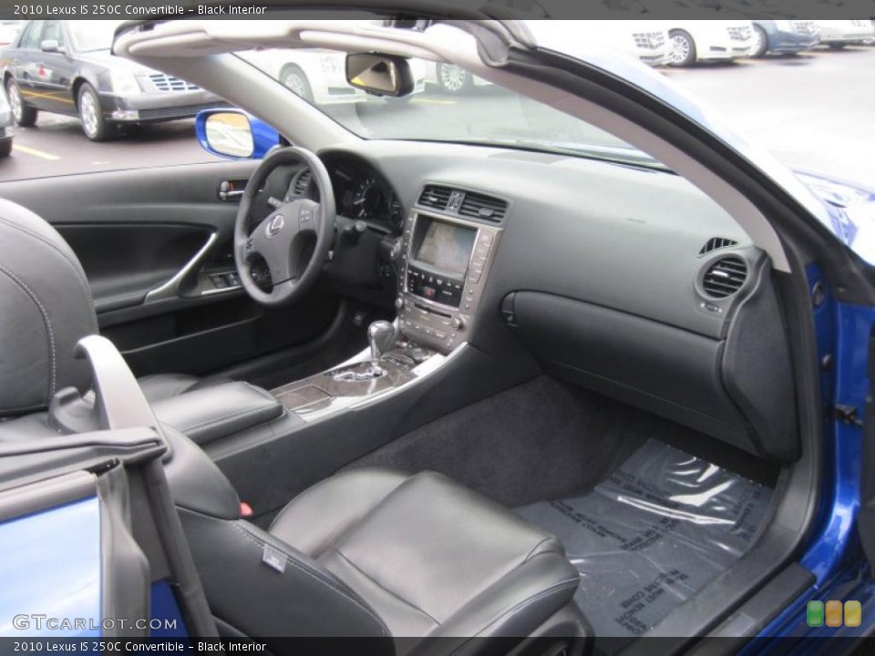 Black Interior Photo for the 2010 Lexus IS 250C Convertible #42341020