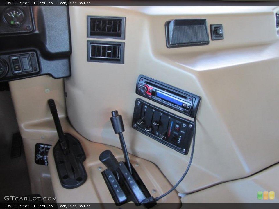 Black/Beige Interior Transmission for the 1993 Hummer H1 Hard Top #42342208