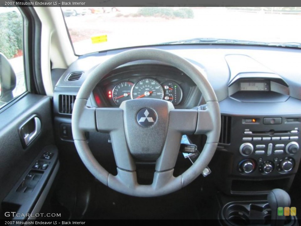 Black Interior Dashboard for the 2007 Mitsubishi Endeavor LS #42342798