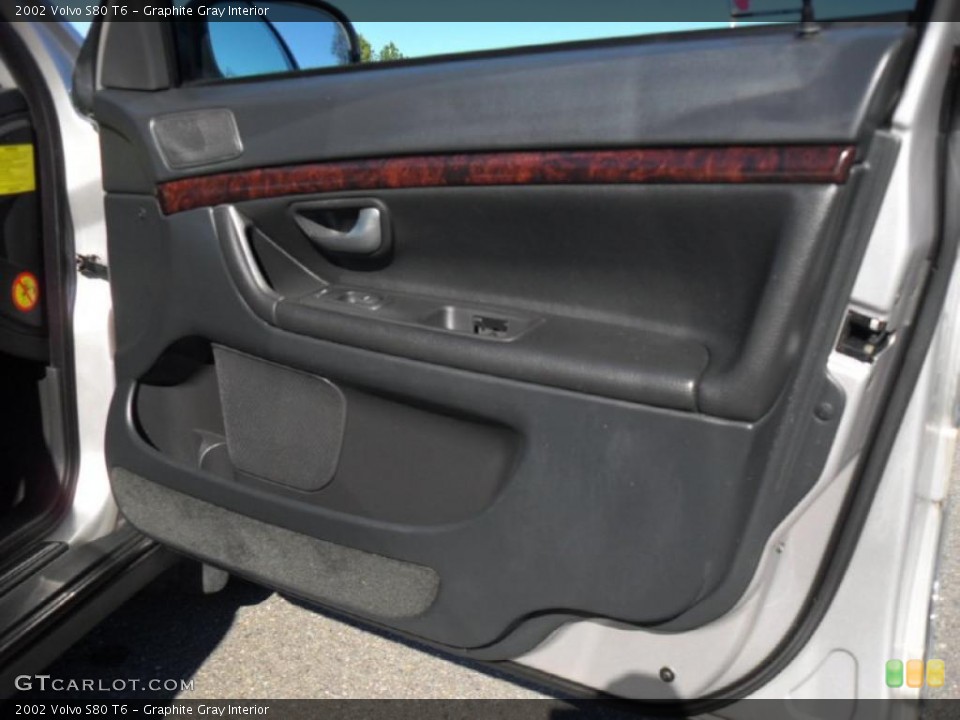 Graphite Gray Interior Door Panel for the 2002 Volvo S80 T6 #42345276