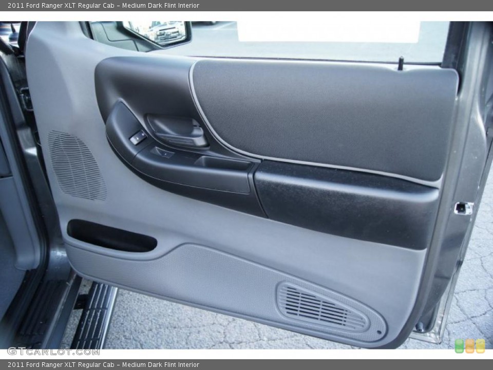 Medium Dark Flint Interior Door Panel for the 2011 Ford Ranger XLT Regular Cab #42345636