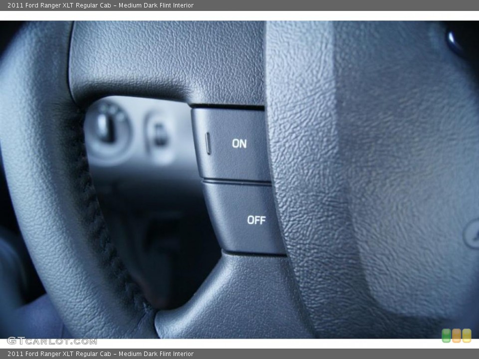 Medium Dark Flint Interior Controls for the 2011 Ford Ranger XLT Regular Cab #42345816