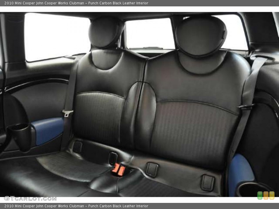 Punch Carbon Black Leather Interior Photo for the 2010 Mini Cooper John Cooper Works Clubman #42345936