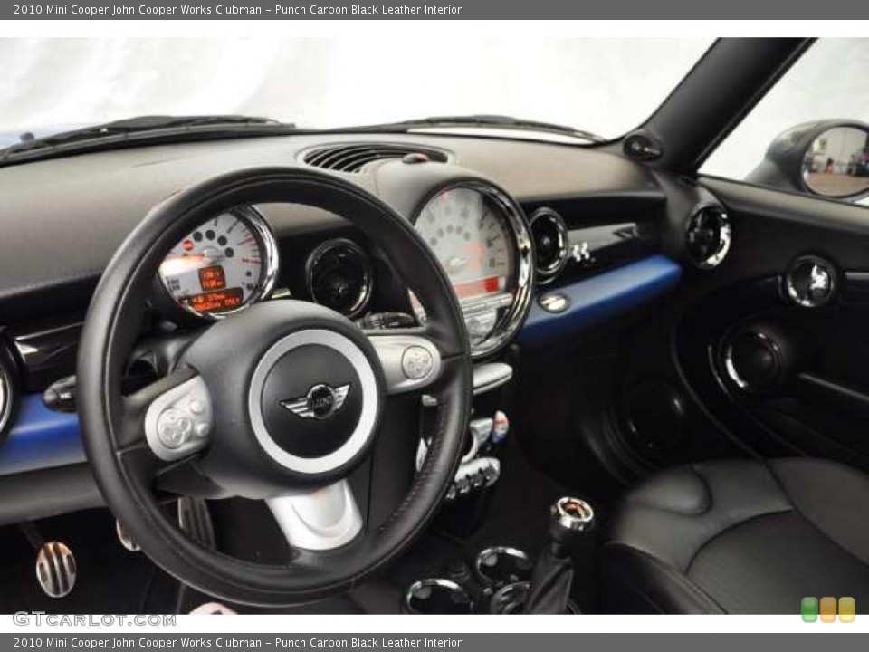 Punch Carbon Black Leather Interior Photo for the 2010 Mini Cooper John Cooper Works Clubman #42345984