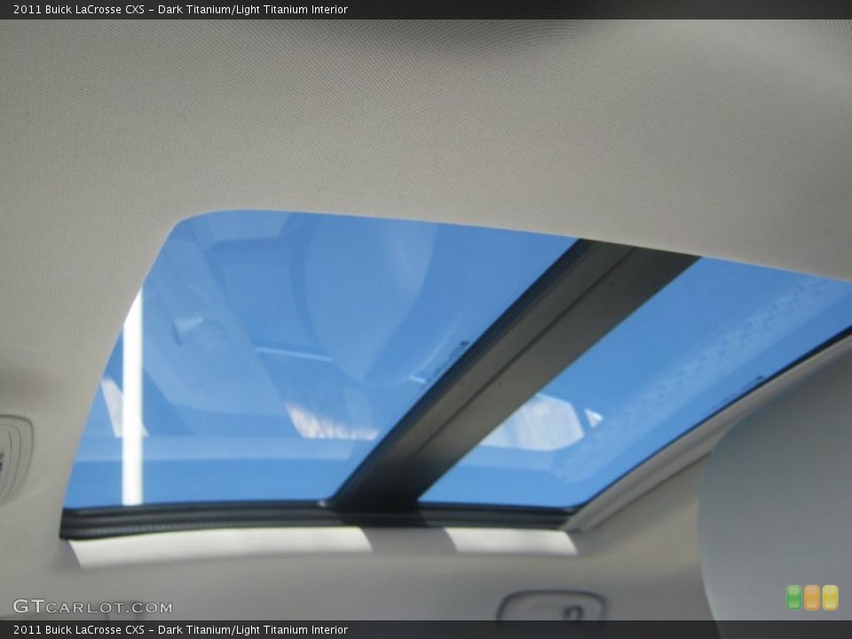 Dark Titanium/Light Titanium Interior Sunroof for the 2011 Buick LaCrosse CXS #42346056