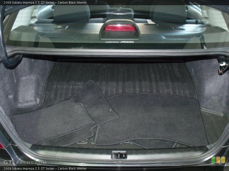 Carbon Black Interior Trunk for the 2009 Subaru Impreza 2.5 GT Sedan #42347288