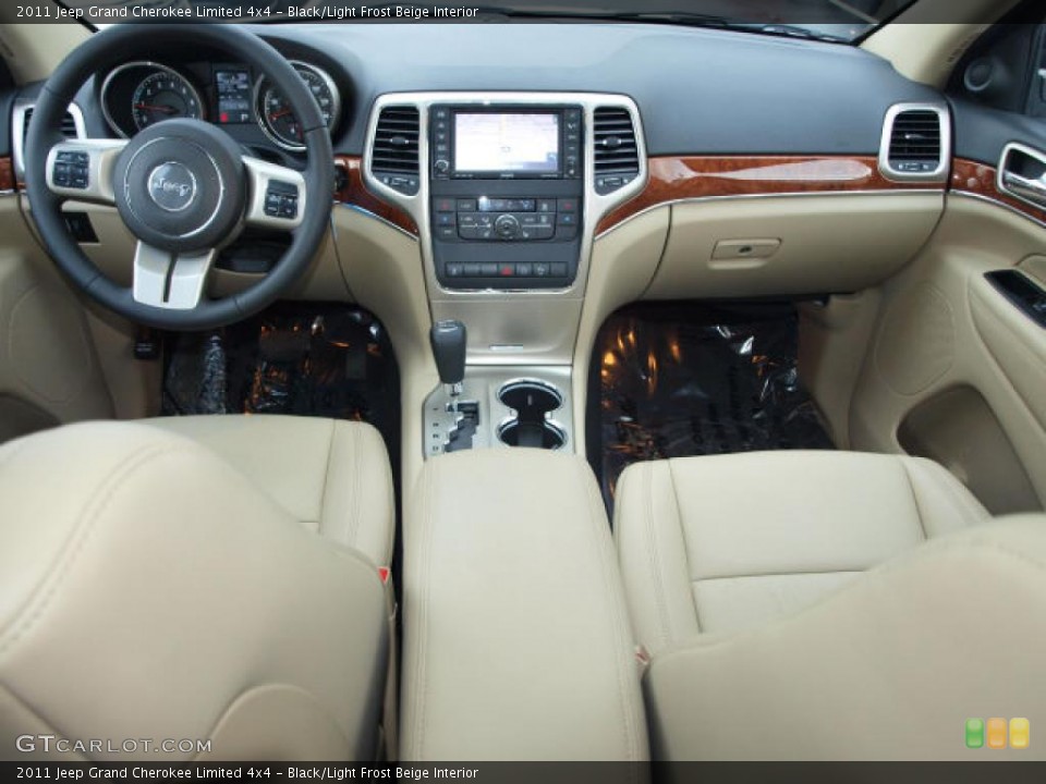 Black/Light Frost Beige Interior Photo for the 2011 Jeep Grand Cherokee Limited 4x4 #42347516