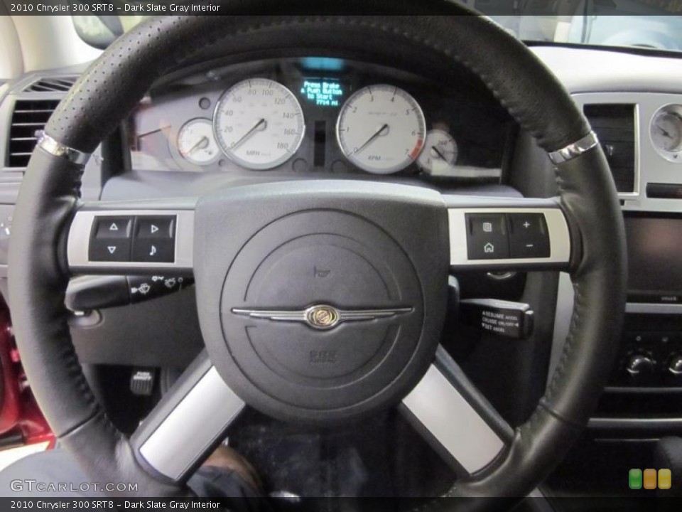 Dark Slate Gray Interior Steering Wheel for the 2010 Chrysler 300 SRT8 #42347616