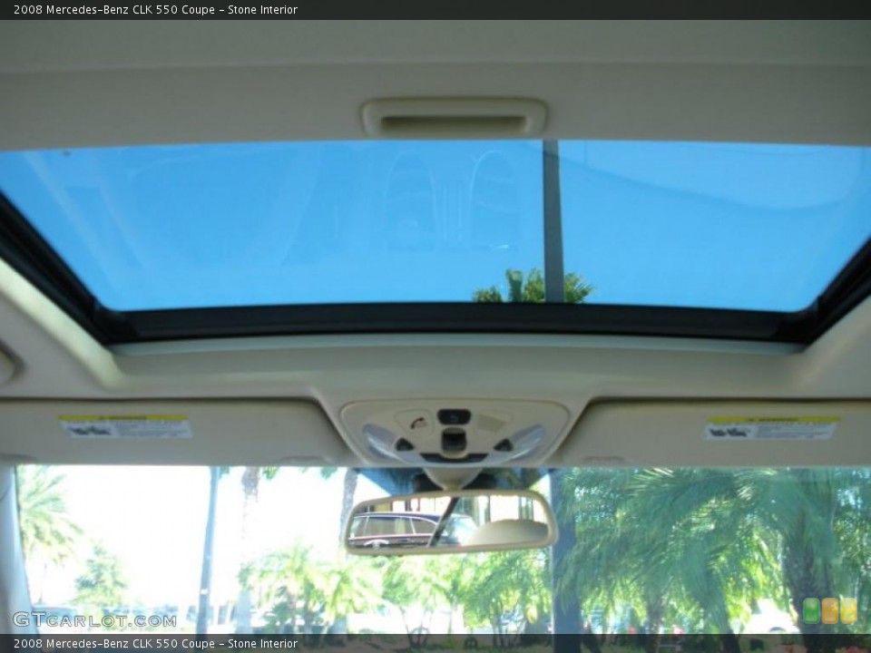 Stone Interior Sunroof for the 2008 Mercedes-Benz CLK 550 Coupe #42348832