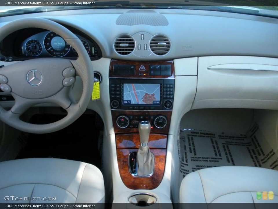 Stone Interior Dashboard for the 2008 Mercedes-Benz CLK 550 Coupe #42348848