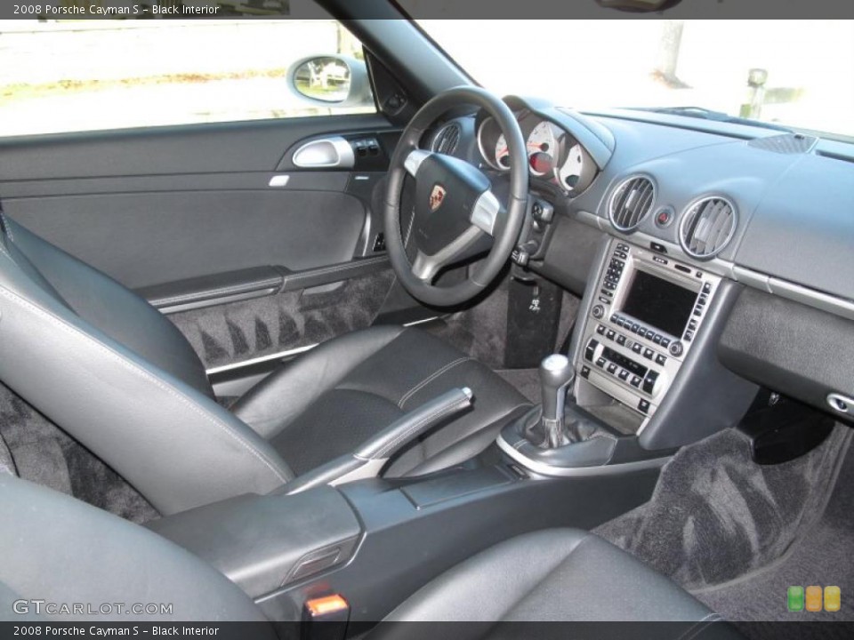Black Interior Photo for the 2008 Porsche Cayman S #42351552