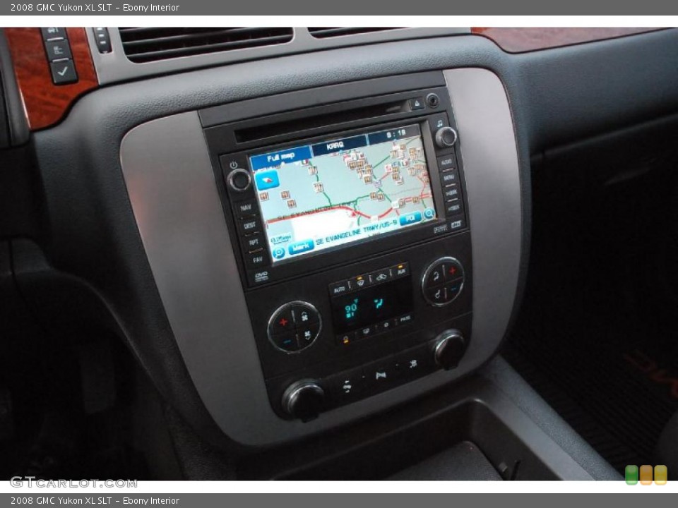 Ebony Interior Navigation for the 2008 GMC Yukon XL SLT #42351716
