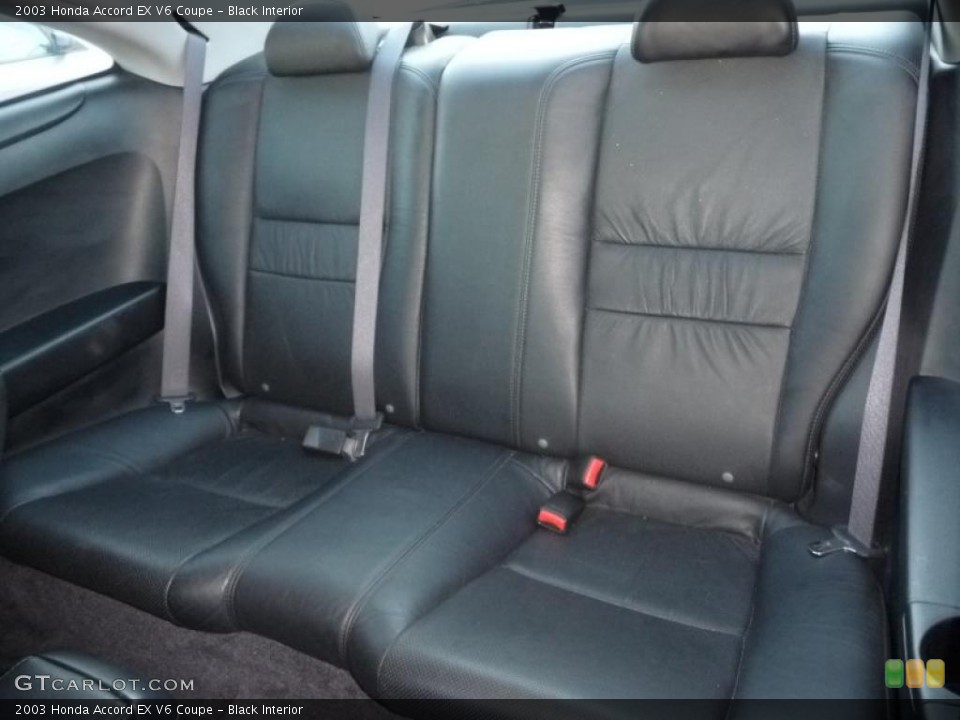 Black Interior Photo for the 2003 Honda Accord EX V6 Coupe #42352501