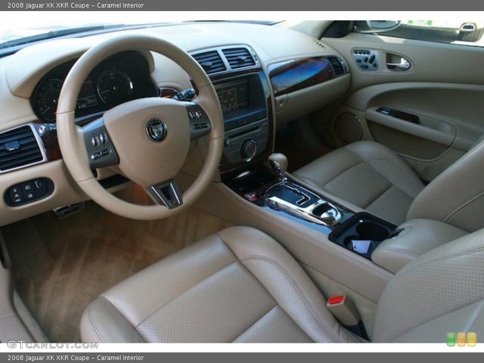 Caramel Interior Prime Interior for the 2008 Jaguar XK XKR Coupe #42353645