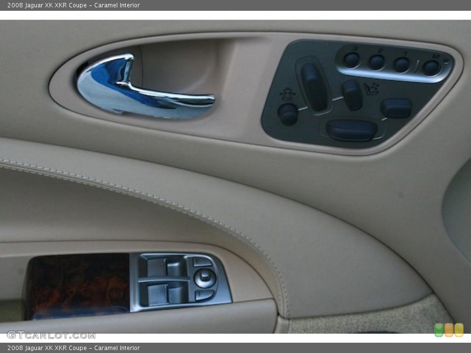 Caramel Interior Controls for the 2008 Jaguar XK XKR Coupe #42353661
