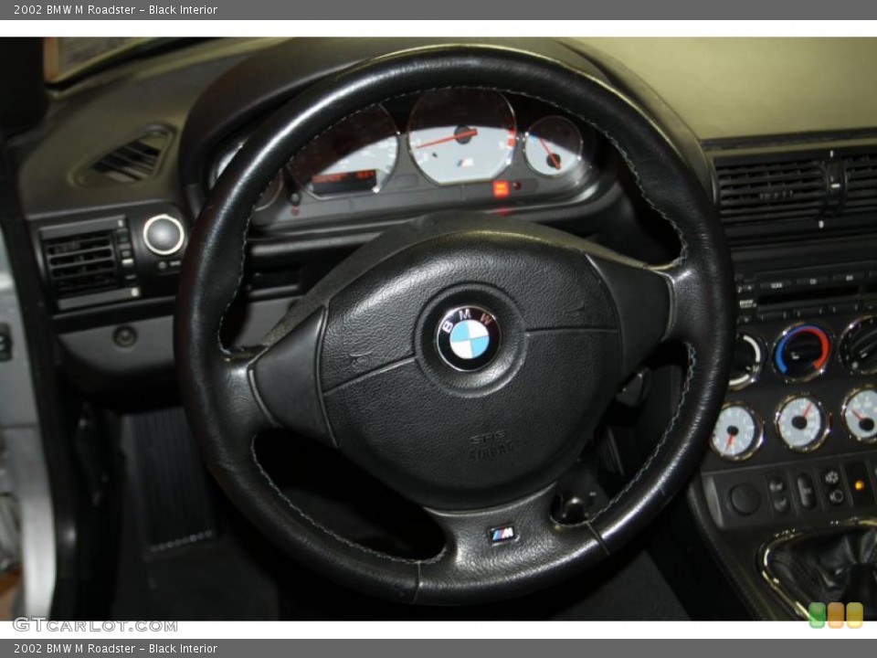 Black Interior Steering Wheel for the 2002 BMW M Roadster #42356593