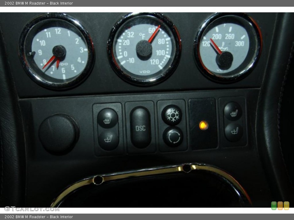 Black Interior Gauges for the 2002 BMW M Roadster #42356753