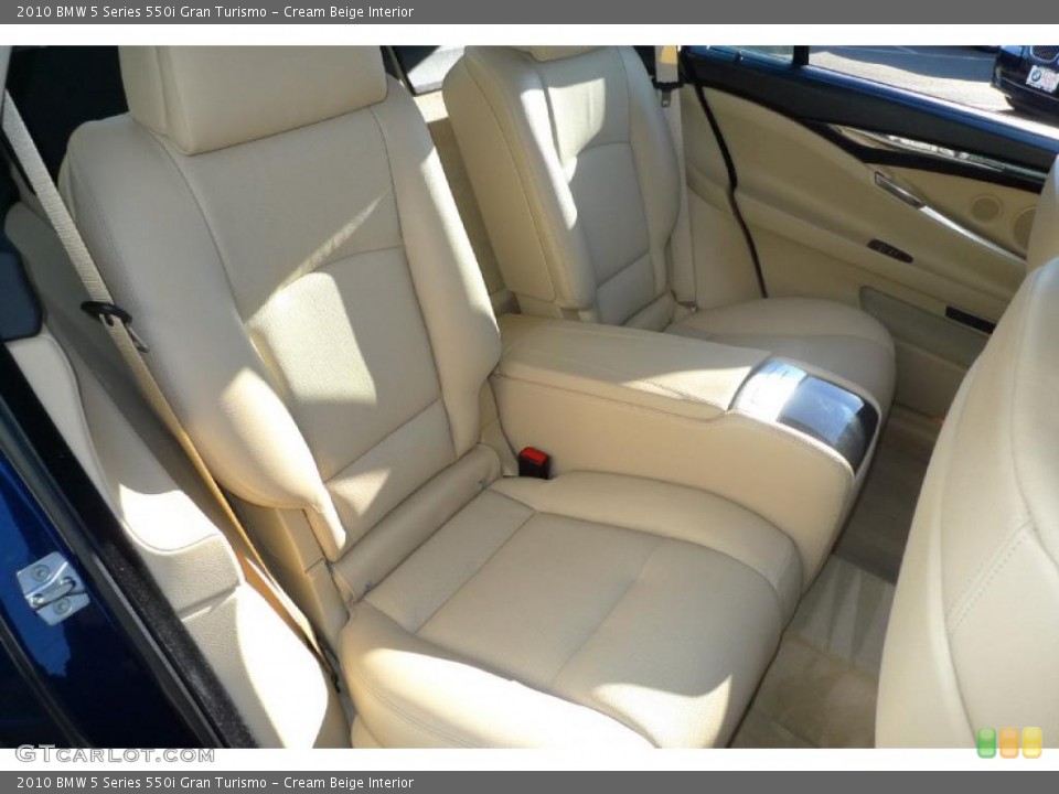 Cream Beige Interior Photo for the 2010 BMW 5 Series 550i Gran Turismo #42357281