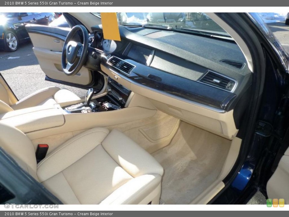 Cream Beige Interior Photo for the 2010 BMW 5 Series 550i Gran Turismo #42357313