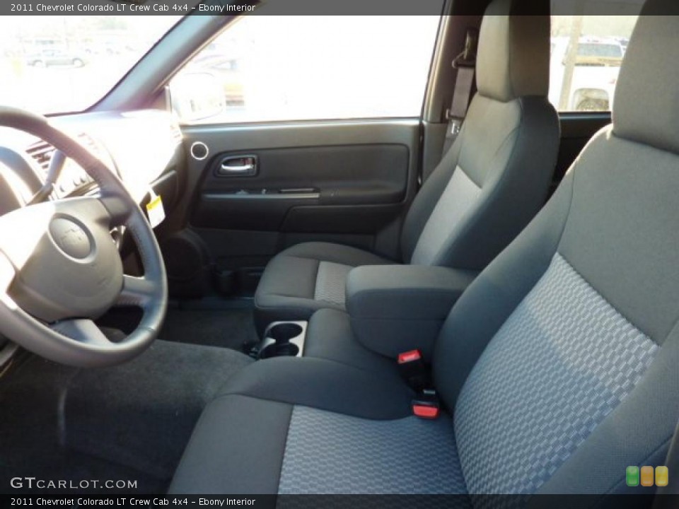Ebony Interior Photo for the 2011 Chevrolet Colorado LT Crew Cab 4x4 #42357933