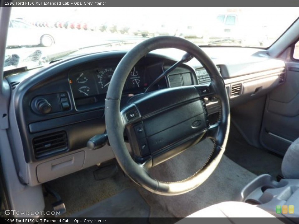 Opal Grey Interior Dashboard for the 1996 Ford F150 XLT Extended Cab #42359825