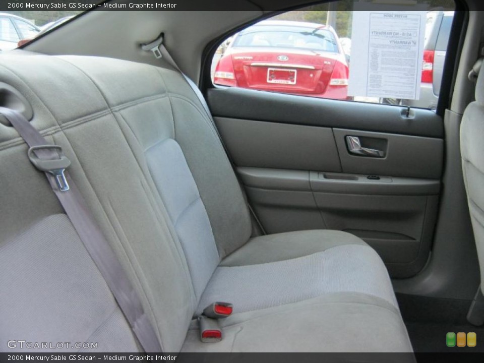 Medium Graphite Interior Photo for the 2000 Mercury Sable GS Sedan #42365756