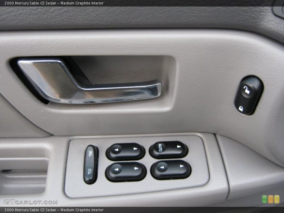 Medium Graphite Interior Controls for the 2000 Mercury Sable GS Sedan #42365916