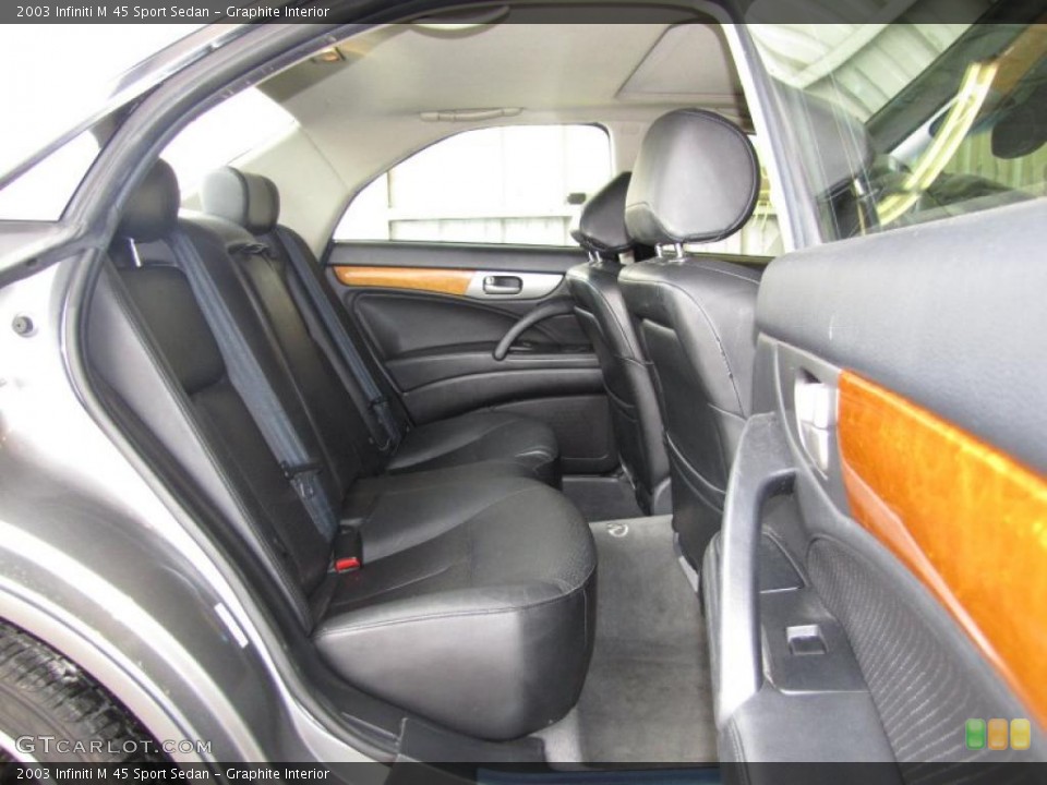 Graphite Interior Photo for the 2003 Infiniti M 45 Sport Sedan #42366729