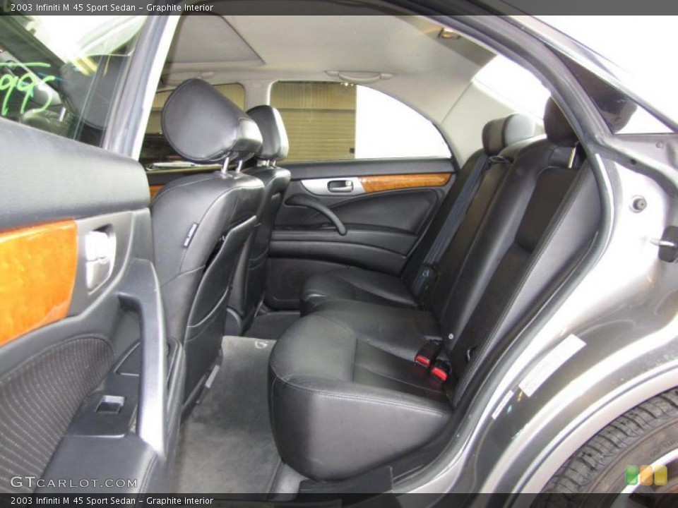 Graphite Interior Photo for the 2003 Infiniti M 45 Sport Sedan #42366745