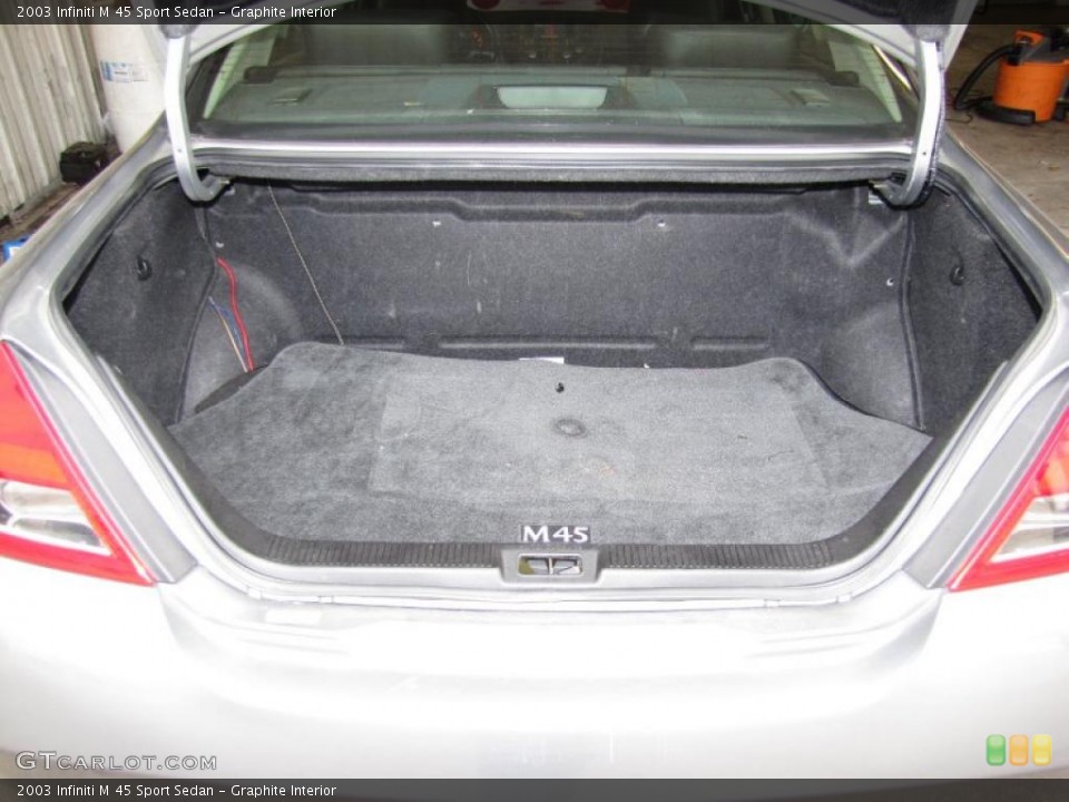 Graphite Interior Trunk for the 2003 Infiniti M 45 Sport Sedan #42366865