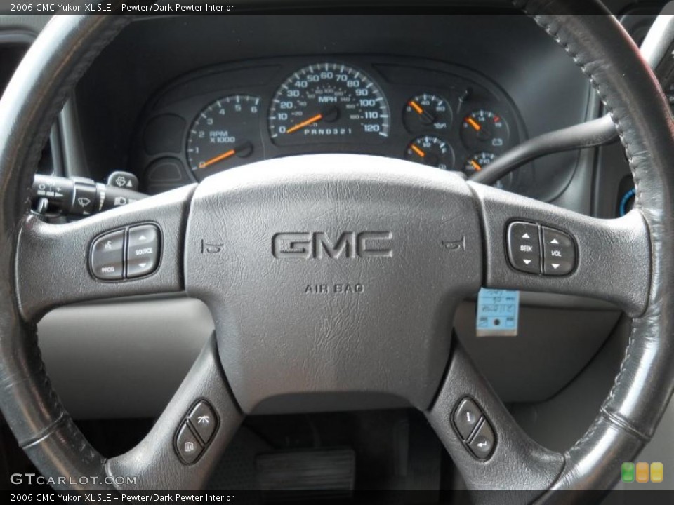 Pewter/Dark Pewter Interior Steering Wheel for the 2006 GMC Yukon XL SLE #42367949