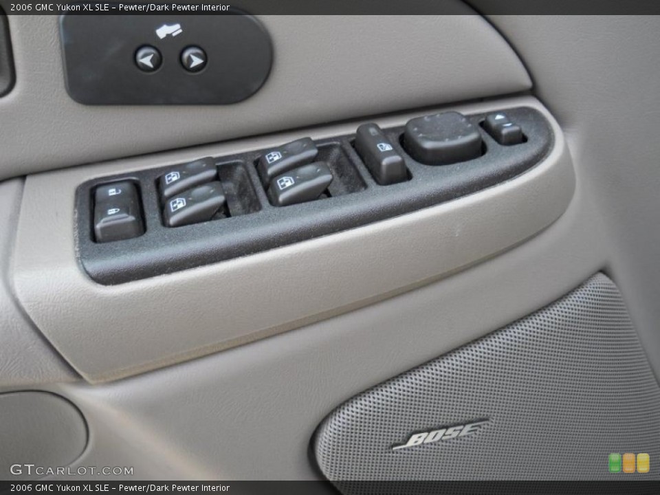 Pewter/Dark Pewter Interior Controls for the 2006 GMC Yukon XL SLE #42368013