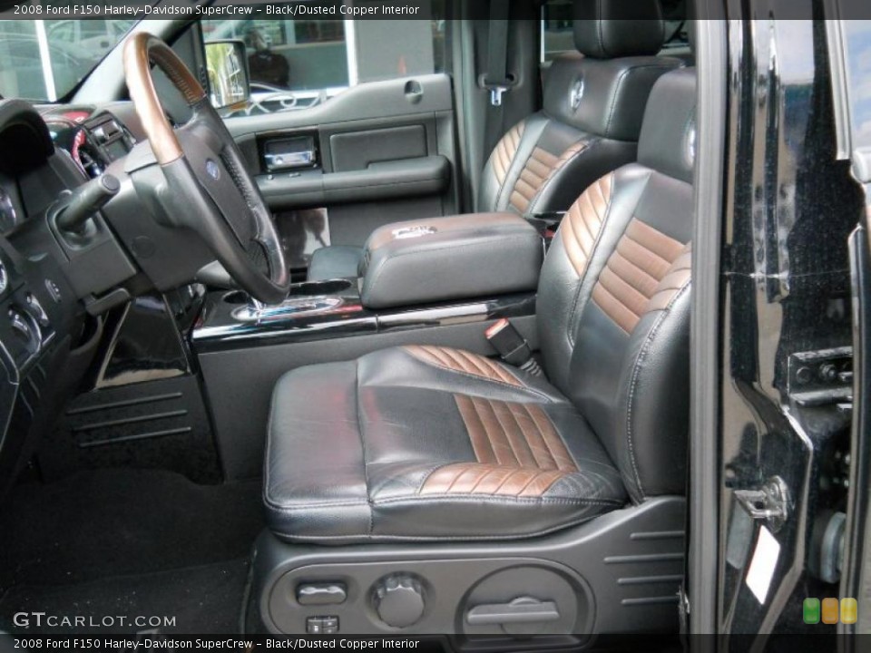 Black/Dusted Copper Interior Photo for the 2008 Ford F150 Harley-Davidson SuperCrew #42368429