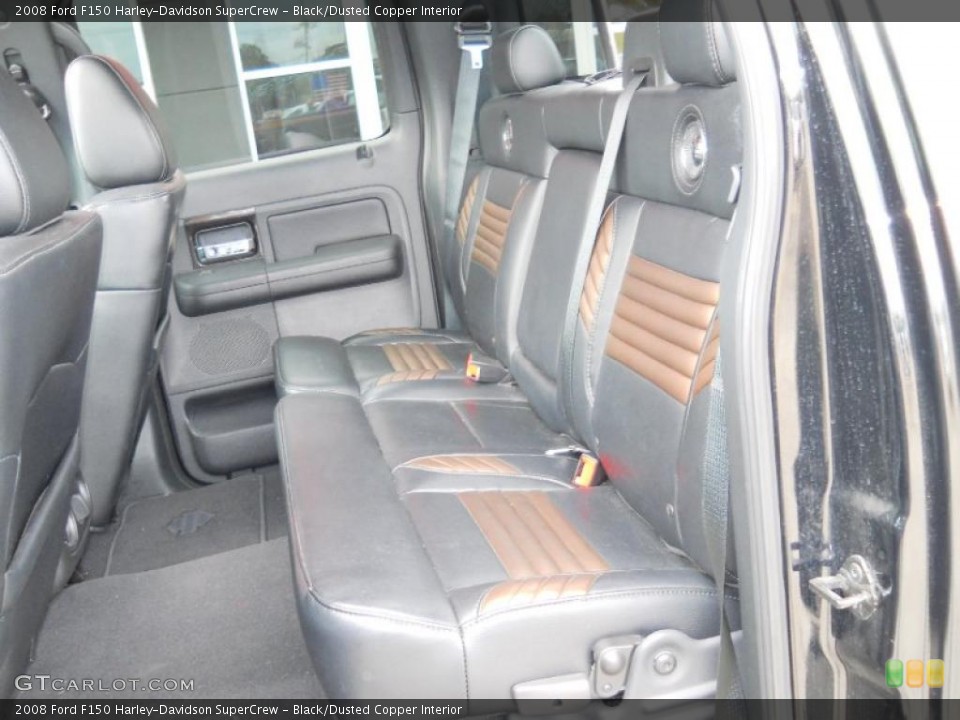 Black/Dusted Copper Interior Photo for the 2008 Ford F150 Harley-Davidson SuperCrew #42368453