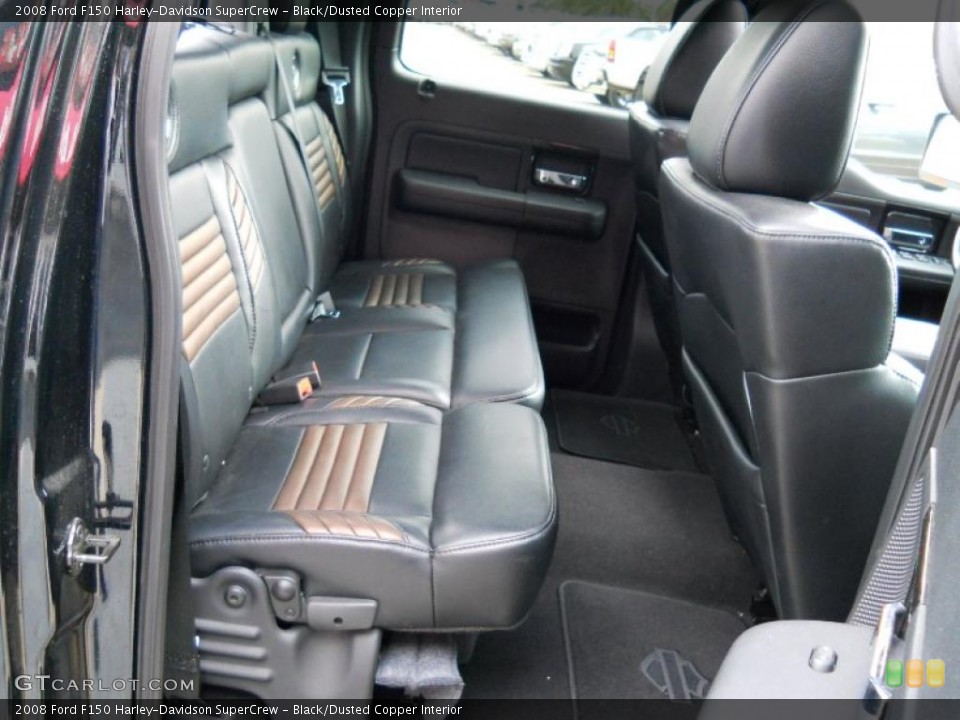 Black/Dusted Copper Interior Photo for the 2008 Ford F150 Harley-Davidson SuperCrew #42368461