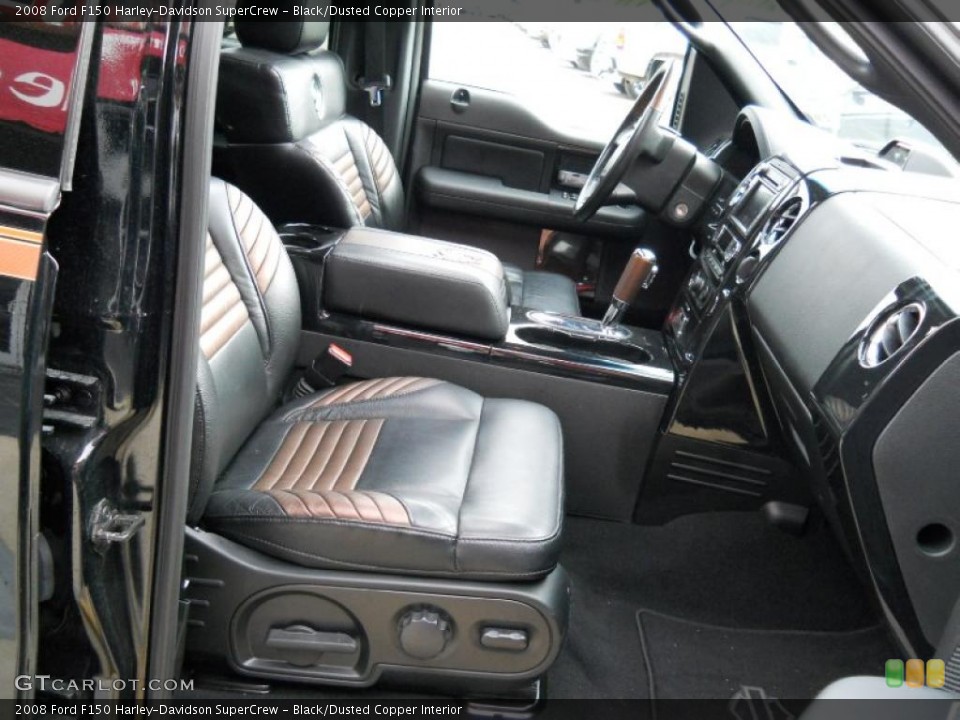 Black/Dusted Copper Interior Photo for the 2008 Ford F150 Harley-Davidson SuperCrew #42368473