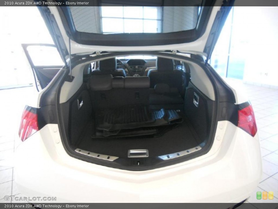 Ebony Interior Trunk for the 2010 Acura ZDX AWD Technology #42369406