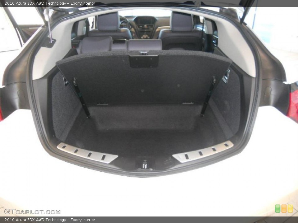 Ebony Interior Trunk for the 2010 Acura ZDX AWD Technology #42369418