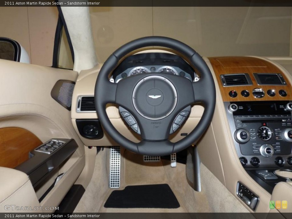 Sandstorm Interior Steering Wheel for the 2011 Aston Martin Rapide Sedan #42371523