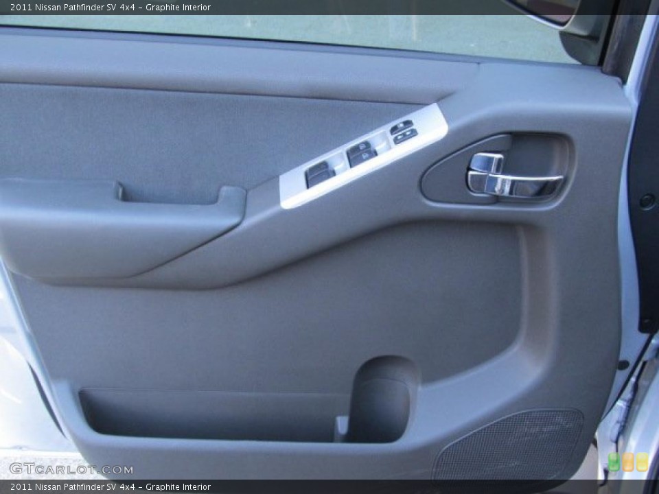 Graphite Interior Door Panel for the 2011 Nissan Pathfinder SV 4x4 #42373071