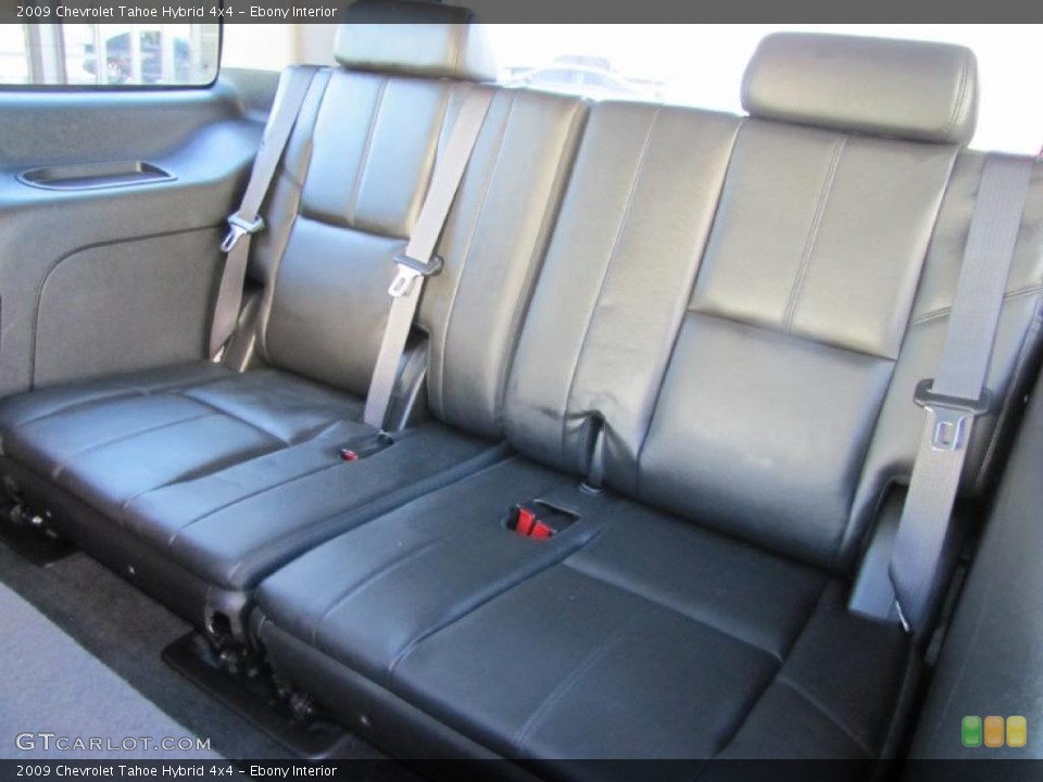Ebony Interior Photo for the 2009 Chevrolet Tahoe Hybrid 4x4 #42377503