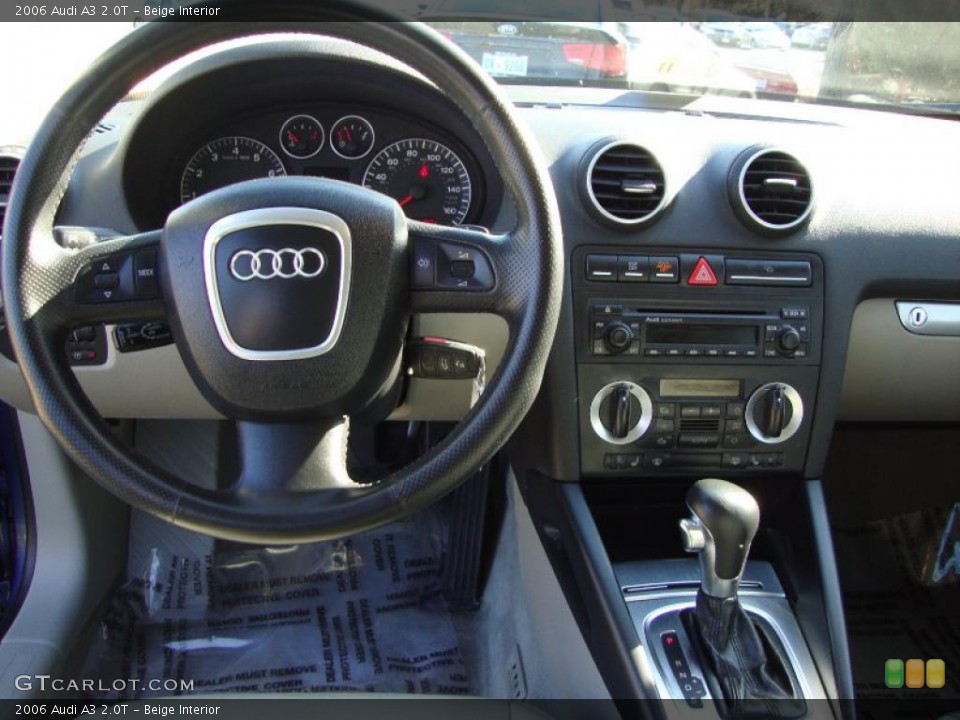 Beige Interior Dashboard for the 2006 Audi A3 2.0T #42381219
