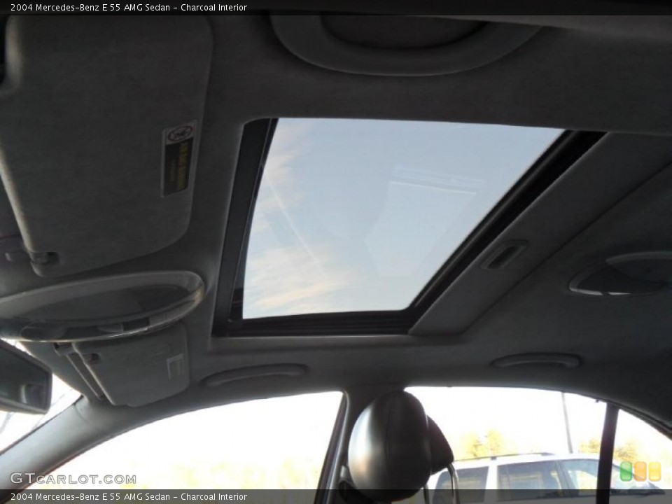 Charcoal Interior Sunroof for the 2004 Mercedes-Benz E 55 AMG Sedan #42381464