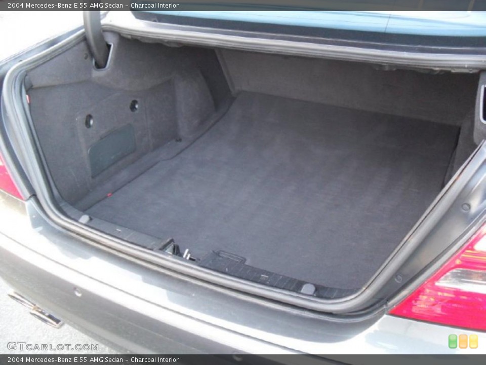 Charcoal Interior Trunk for the 2004 Mercedes-Benz E 55 AMG Sedan #42381596