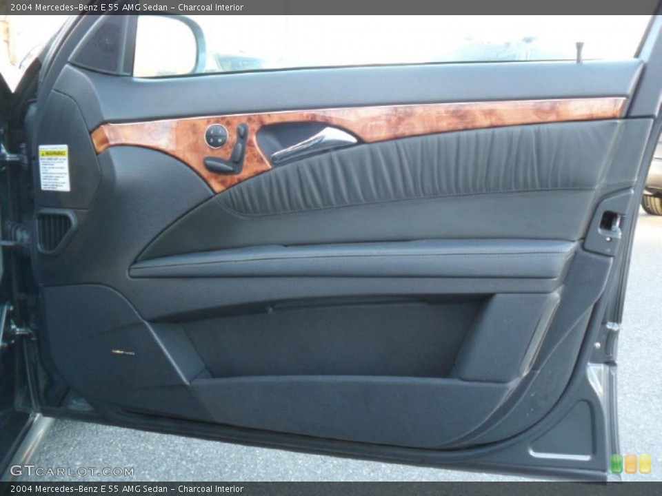 Charcoal Interior Door Panel for the 2004 Mercedes-Benz E 55 AMG Sedan #42381656
