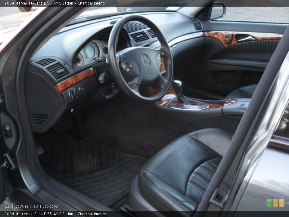 Charcoal Interior Photo for the 2004 Mercedes-Benz E 55 AMG Sedan #42381711