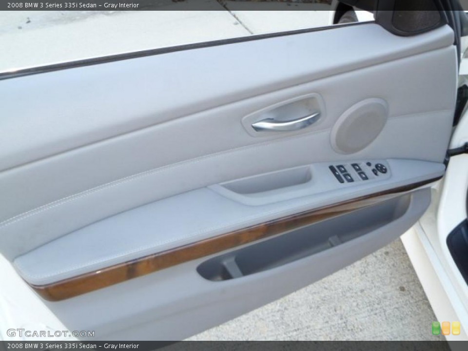 Gray Interior Door Panel for the 2008 BMW 3 Series 335i Sedan #42384459